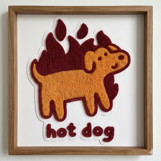HOT DOG DUVAR DEKORU