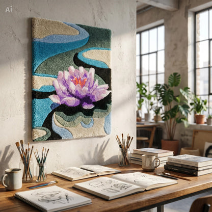 Lotus Duvar Halısı
