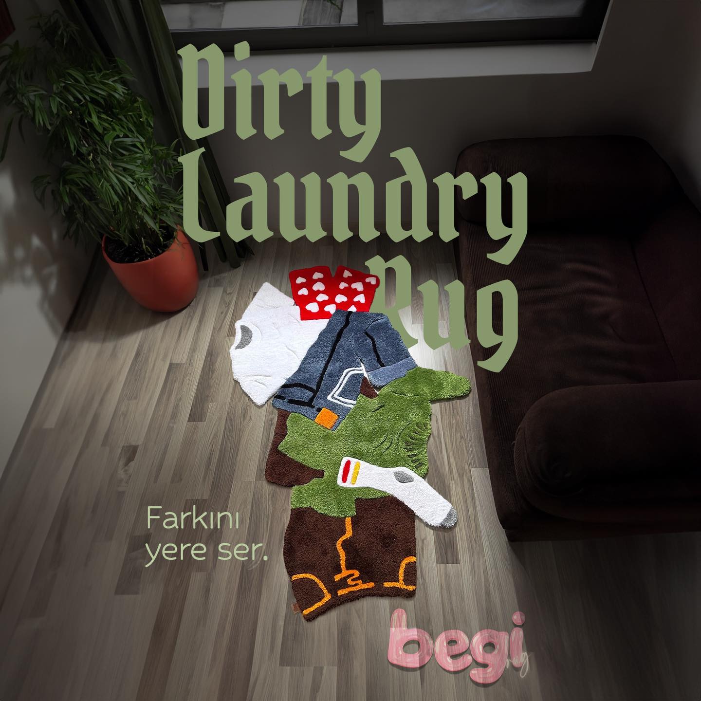 Dirty Laundry Rug